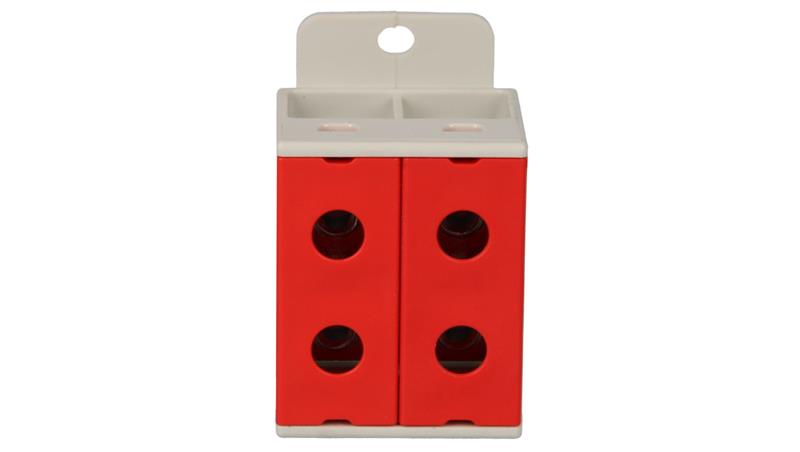 Złączka szynowa 2-torowa 35mm2 czerwona ZGX-2x35 czerwona ENE-00170-74074