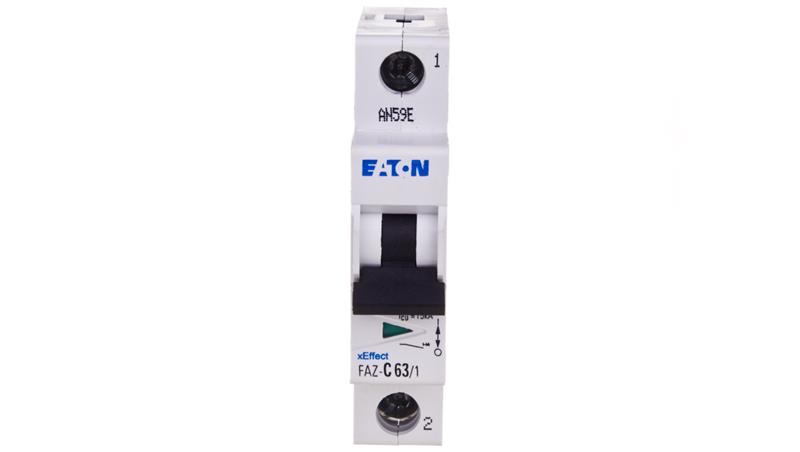 Wyłącznik nadprądowy 1P C 63A 15kA AC FAZ C63/1 278567 /12szt./-17212