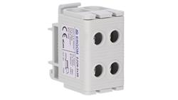 Złączka szynowa 1-torowa ZJUN-2x50 szara R34RR-07010021103 /6szt./-74006