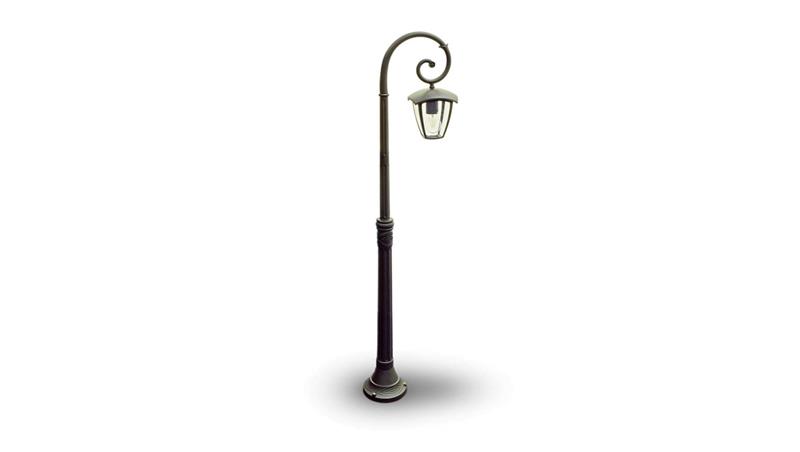 Lampa Ogrodowa Pole VT-737 E27 Max. 60W Czarna 7060-51481