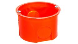 Puszka podtynkowa 60mm z wkrętami czerwona PK-60 PRO 0281-01 /100szt/-75529