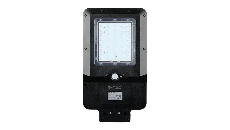 Oprawa uliczna VT-ST15 15W 1600lm IP65 LED SOLAR STREETLIGHT COLORCODE:6000K BLACK COVER 8548-49949