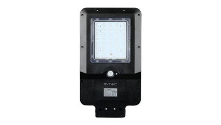 Oprawa uliczna VT-ST15 15W 1600lm IP65 LED SOLAR STREETLIGHT COLORCODE:6000K BLACK COVER 8548-49949