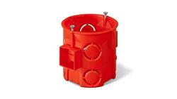 Puszka podtynkowa 60mm głęboka z wkrętami łączona ceglasty PK-60 PRO 0285-01 /60szt/-75517
