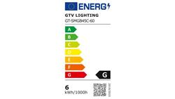 Żarówka LED E27 B45C 6W 470lm 3000K AC220-240V 160st. G-Tech GT-SMGB45C-60-47797