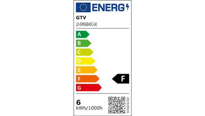 Żarówka LED E27 B45C 6W 470lm 4000K AC220-240V 160st. LD-SMNGB45C-60-47765