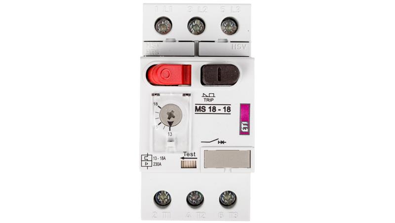 Wyłącznik silnikowy 3P 7,5kW 13-18A MS18 004600351-3977