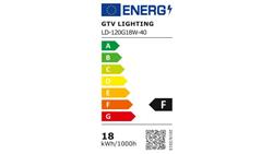 Żarówka LED E27 G120-GLOB 18W 1600lm 4000K AC220-240V 360st. LD-120G18W-40-47810