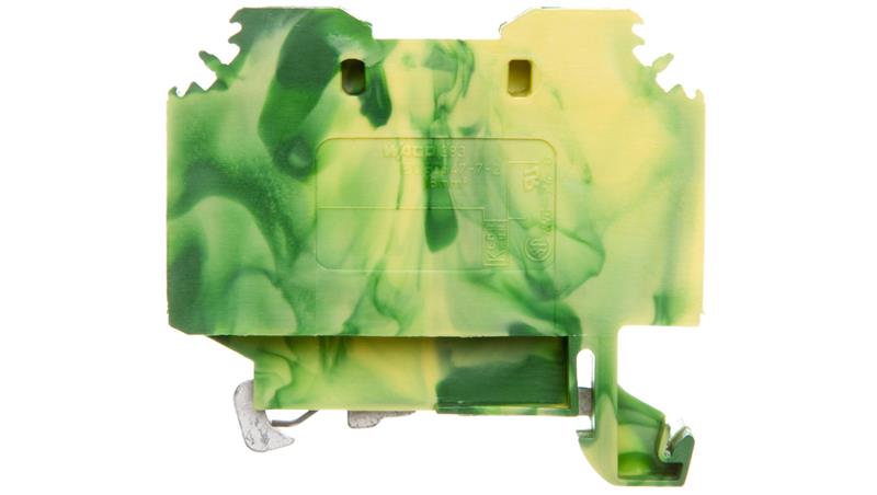 Złączka szynowa 2-przewodowa 16mm2 żółto-zielona 283-107-75349