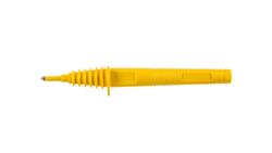 Sonda ostrzowa z gniazdem bananowym żółta WASONYEOGB1-88803