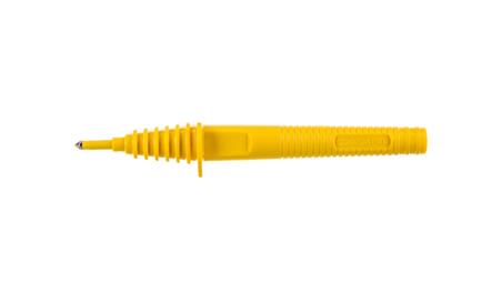 Sonda ostrzowa z gniazdem bananowym żółta WASONYEOGB1-88803