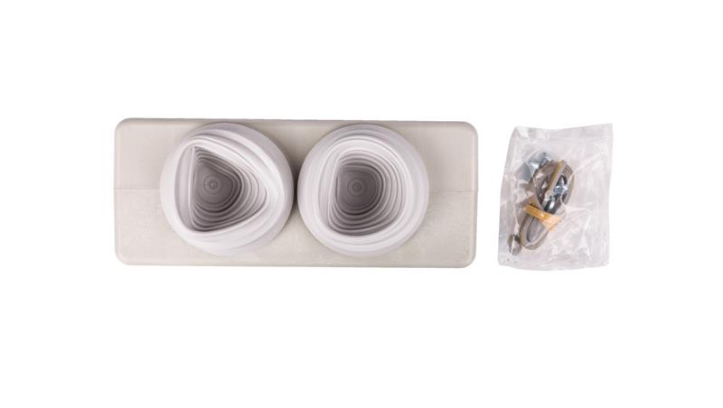 Głowica kablowa dla 2 kabli o średnicy 30-72mm IP 54 do ścianek 300 mm Mi FP 82 HPL2000319-65273 Głowica kablowa dla 2 kabli o średnicy 30-72mm IP 54 do ścianek 300 mm Mi FP 82 HPL2000319-65273