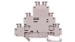 Złączka szynowa 3-piętrowa 0,14-4mm2 szara UT 2,5-PE/L/N 3214291-74222
