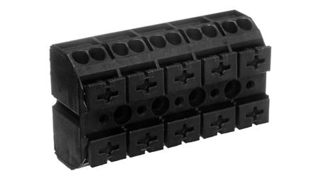 Blok zasilający 5-torowy czarny 862-505-80161