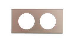 Ramka 2x stal niedz. metal Poziomy i pionowy 069112-37130