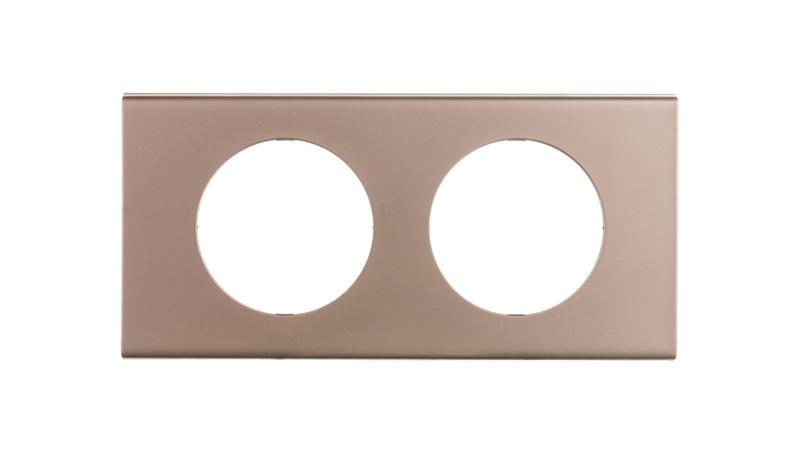 Ramka 2x stal niedz. metal Poziomy i pionowy 069112-37130