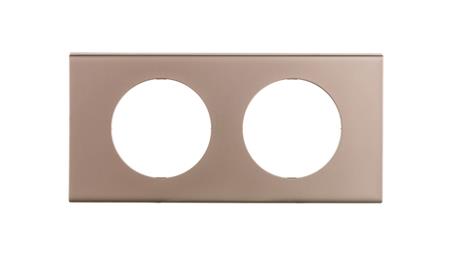 Ramka 2x stal niedz. metal Poziomy i pionowy 069112-37130