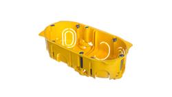 Puszka 60mm p/t regips 60mm 142x 40mm żółty Batibox 080042-77717