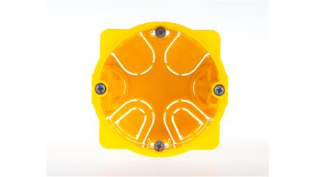 Puszka 67mm p/t regips 50mm żółty Batibox 080051-77727