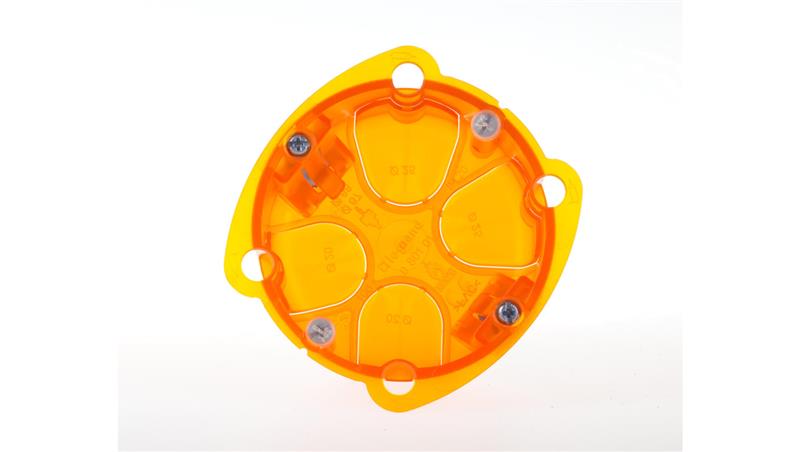 Puszka 67mm do betonu 72mm 72x 40mm pomarańczowa Batibox 080101-75599
