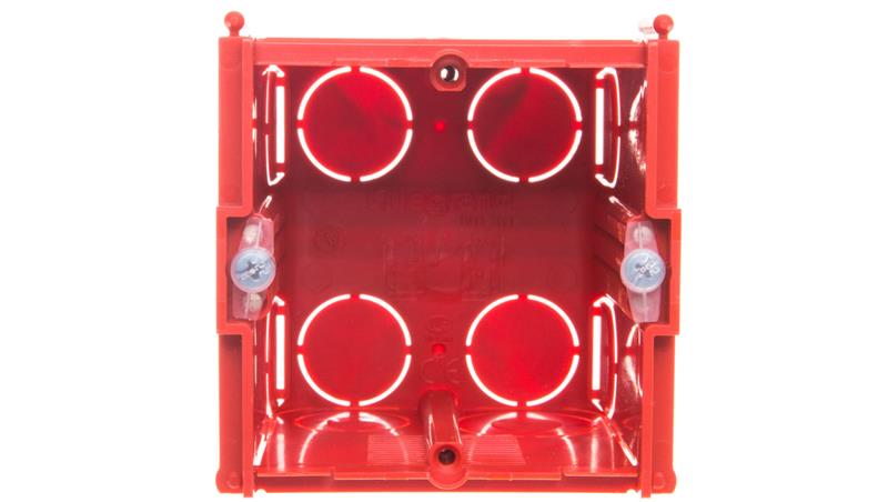 Puszka 60mm p/t 71mm 71x 60mm czerwony Batibox 080161-75627 Puszka 60mm p/t 71mm 71x 60mm czerwony Batibox 080161-75627