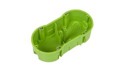 Polmark Puszka podtynkowa podwójna 60mm zielona TP PU-PP-FPP-F2X60PŁ-N-75545