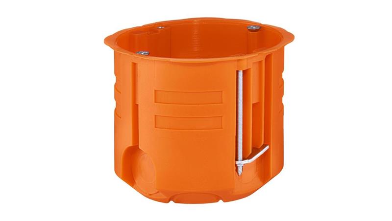 Puszka podtynkowa 60mm regips głęboka pomarańczowa P60DF 31074008-77673