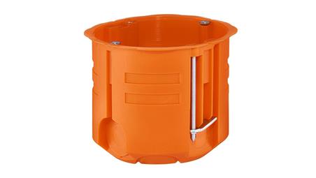 Puszka podtynkowa 60mm regips głęboka pomarańczowa P60DF 31074008-77673
