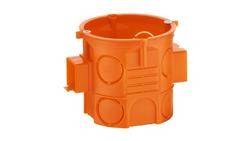 Puszka podtynkowa 60mm głęboka z wkrętami pomarańczowa S60DFw 33069008 /110szt./-75512