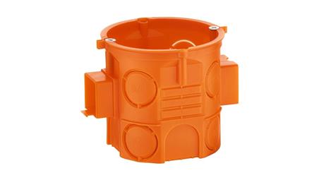 Puszka podtynkowa 60mm głęboka z wkrętami pomarańczowa S60DFw 33069008 /110szt./-75512