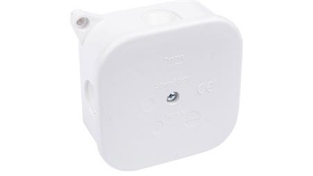 Puszka n/t hermetyczna pusta 85x85x40mm IP42 bez wkładu biała PO 75p 83011006-74729