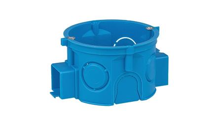 Puszka płytka 60mm p/t 41mm ze śrubami niebieski S60Kw 34068203-75577