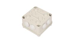 Puszka natynkowa LIGHT 108x108x64 7xM25 IP66/67 szara EV-111-74728