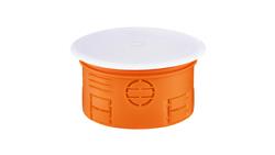 Puszka podtynkowa 80mm z pokrywą pomarańczowa Z80KF 33073008 /30szt./-75544