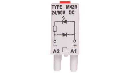 Moduł sygnalizacyjny LD (diody: LED czerwony + D) 24-60V DC M42R szary 854844-19857