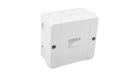 Puszka n/t odgałęźna z zaciskami 5-bieg. dla Cu do 2.5mm2 IP55 z dławicami membranowymi szara DE 9325 Z 62000266-77451