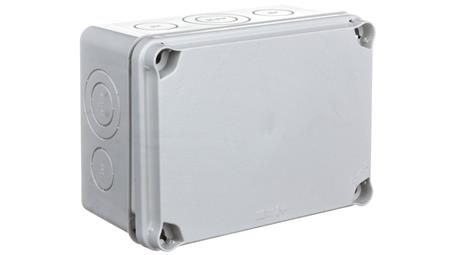 Puszka natynkowa LIGHT 162x116x76 bez dławnic 6xM25 4xM40 IP66/67 EX-161-74680
