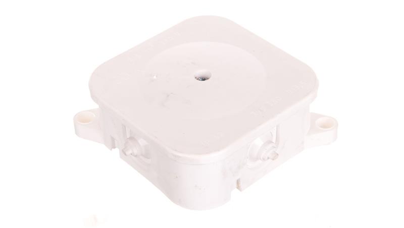 Puszka hermetyczna n/t 86x86x35 z zaciskiem 4x2,5mm2 IP42 biała 0213-00-77424