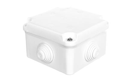 Puszka hermetyczna n/t PK-0 88x88x60mm z zaciskiem 5x2,5mm2 IP55 biała 0223-00-77427