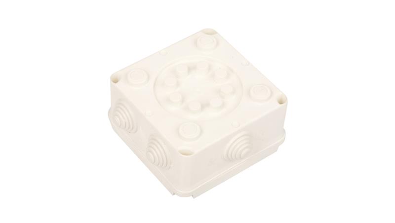 Puszka hermetyczna n/t PK-2 118x118x60mm z zaciskiem 5x4mm2 IP55 biała 0221-00-77425