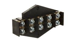 Płytka rozgałęźna 20x10/15x16/10x25mm2 czarna ZPT5-16.0 83008007-80126