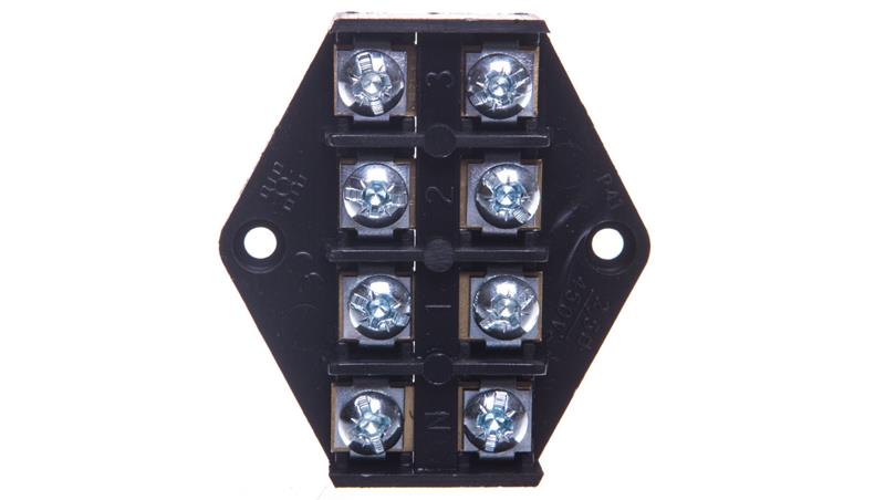 Płytka odgałęźna ZPT/2,5mm2/4-tory czarna ZPT 4-2.5 83001007-80128