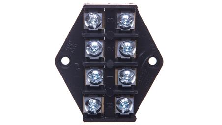 Płytka odgałęźna ZPT/2,5mm2/4-tory czarna ZPT 4-2.5 83001007-80128
