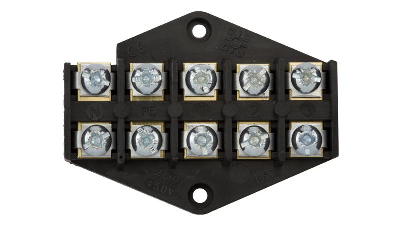 Płytka odgałęźna ZPT/2,5mm2/5-torów czarna ZPT 5-2.5 83002007-80133