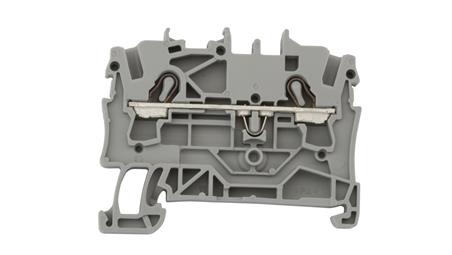 Złączka szynowa 2-przewodowa 2,5mm2 szara 2002-1201 TOPJOBS-73908