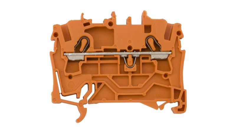 Złączka szynowa 2-przewodowa 2,5mm2 pomarańczowa 2002-1202 TOPJOBS-73953