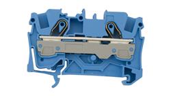 Złączka szynowa 2-przewodowa 6mm2 niebieska TOPJOBS 2006-1204-73912