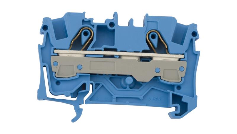 Złączka szynowa 2-przewodowa 6mm2 niebieska TOPJOBS 2006-1204-73912