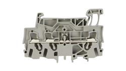 Złączka szynowa 3-przewodowa 2,5mm2 szara 2002-1301 TOPJOBS-73934