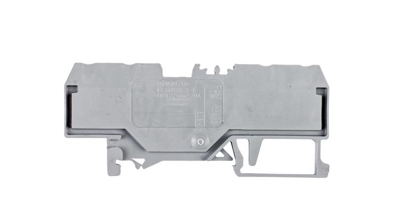 Złączka szynowa 4-przewodowa 2,5mm2 szara 280-833-74036